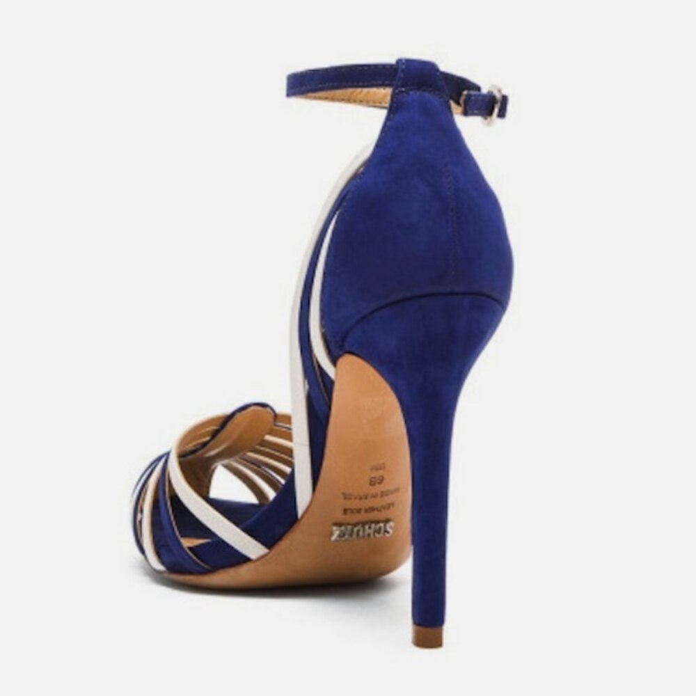 Schutz Edmunda Olympian Caged Leather Heel - Picture 4 of 6